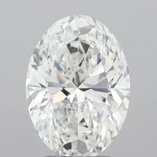 3.11ct Oval Lab Grown Diamond (Colour E, Clarity VS1, IGI Certified)