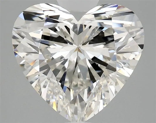 3.04ct Heart Lab Grown Diamond (Colour G, Clarity VS1, IGI Certified)