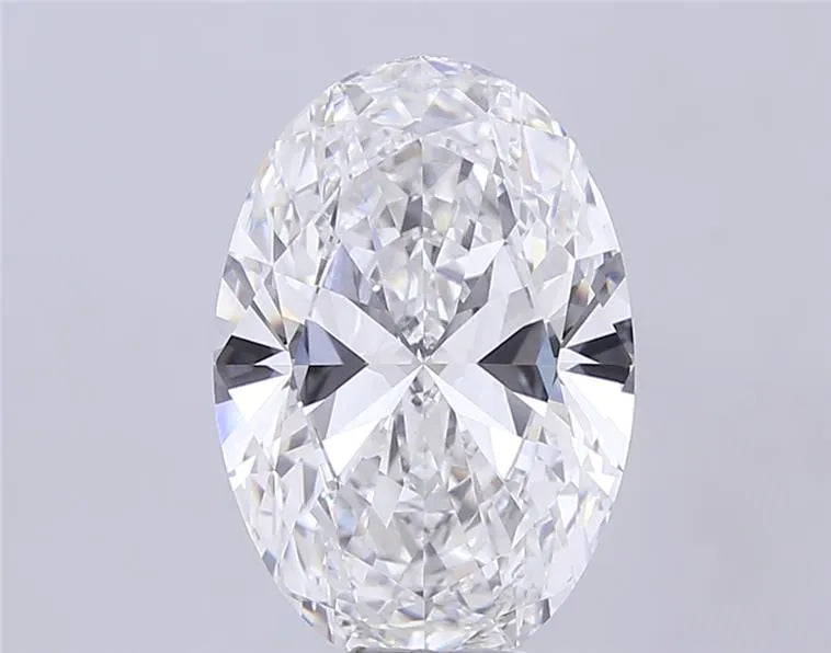 6.00ct Oval Lab Grown Diamond (Colour E, Clarity VS1, IGI Certified)