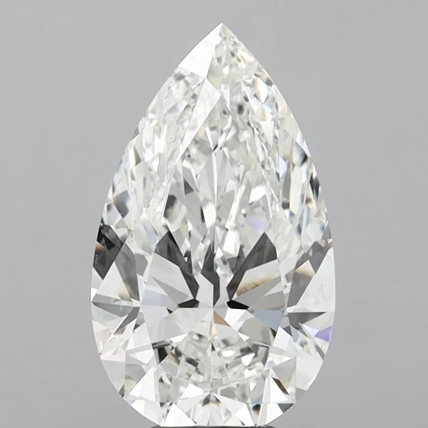 6.00ct Pear Lab Grown Diamond (Colour F, Clarity VVS2, IGI Certified)
