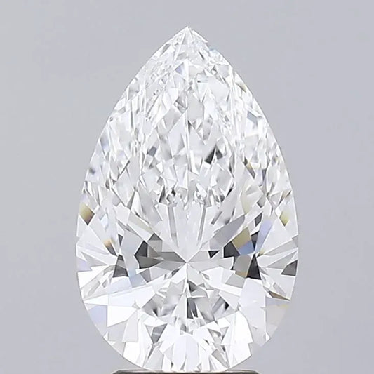 6.00ct Pear Lab Grown Diamond (Colour G, Clarity VVS2, IGI Certified)