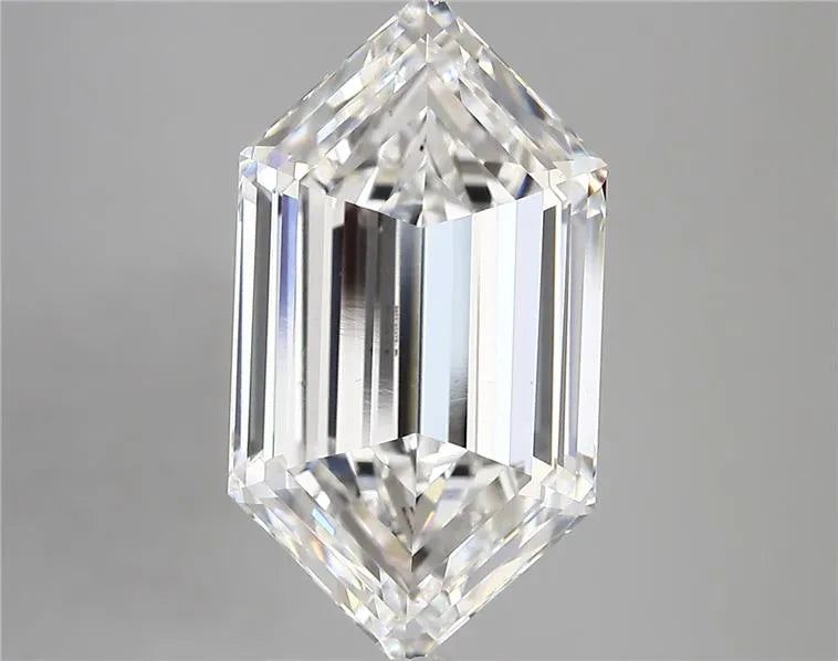 6.01ct Hexagonal Lab Grown Diamond (Colour E, Clarity VVS2, IGI Certified)