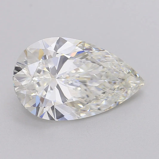 6.02ct Pear Lab Grown Diamond (Colour G, Clarity VVS2, IGI Certified)