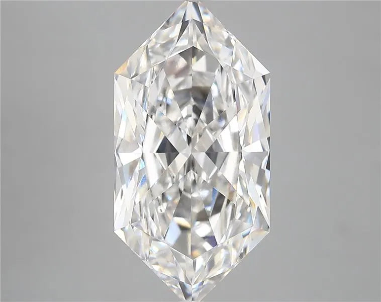 6.03ct Hexagonal Lab Grown Diamond (Colour F, Clarity VVS1, IGI Certified)