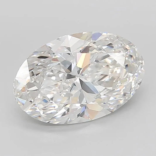 6.03ct Oval Lab Grown Diamond (Colour E, Clarity VVS2, IGI Certified)