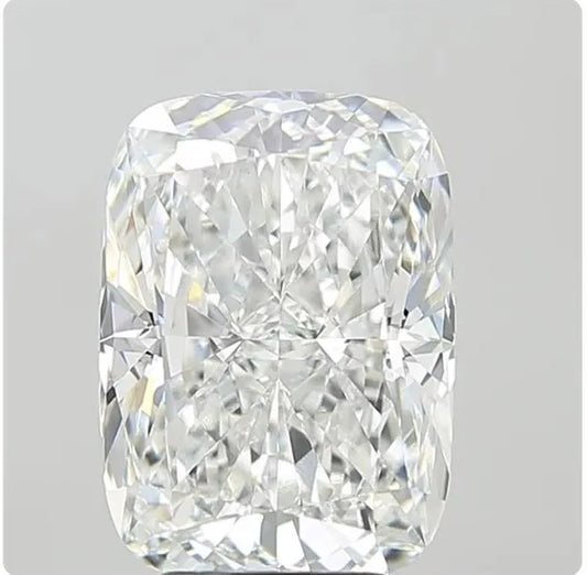 6.04ct Cushion modified Lab Grown Diamond (Colour F, Clarity VVS2, IGI Certified)