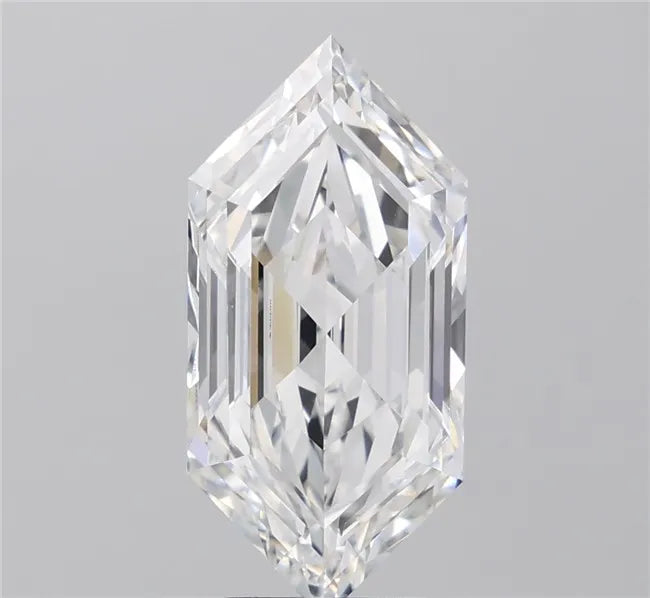 6.05ct Hexagonal Lab Grown Diamond (Colour F, Clarity VVS2, IGI Certified)