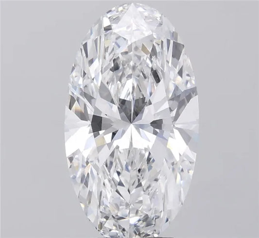 6.05ct Oval Lab Grown Diamond (Colour E, Clarity VVS2, IGI Certified)