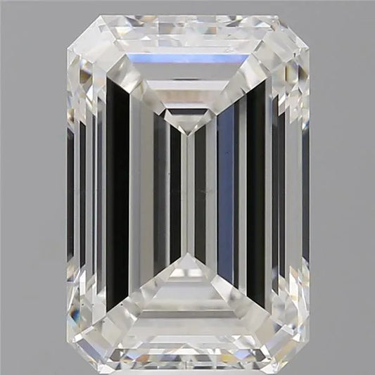 6.06ct Emerald Lab Grown Diamond (Colour F, Clarity VS2, IGI Certified)
