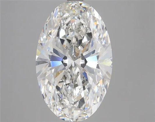 6.06ct Oval Lab Grown Diamond (Colour G, Clarity VS2, IGI Certified)