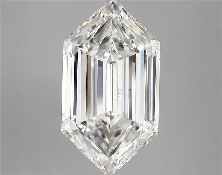 6.07ct Hexagonal Lab Grown Diamond (Colour E, Clarity VVS2, IGI Certified)