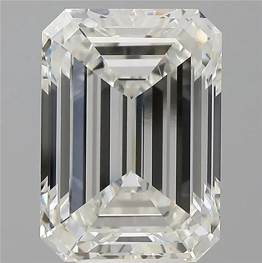 6.10ct Emerald Lab Grown Diamond (Colour G, Clarity VVS2, IGI Certified)