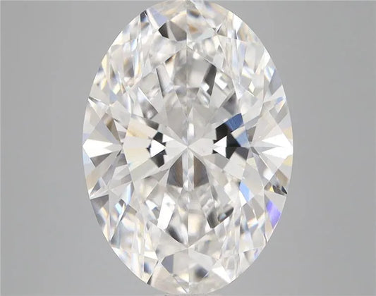 6.10ct Oval Lab Grown Diamond (Colour E, Clarity VVS2, IGI Certified)