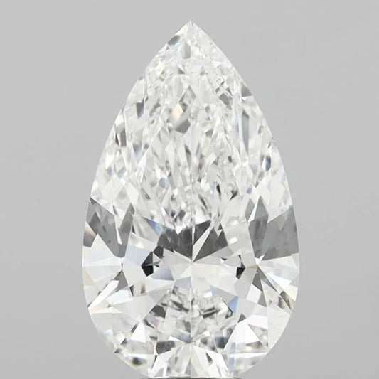 6.10ct Pear Lab Grown Diamond (Colour E, Clarity VVS2, IGI Certified)