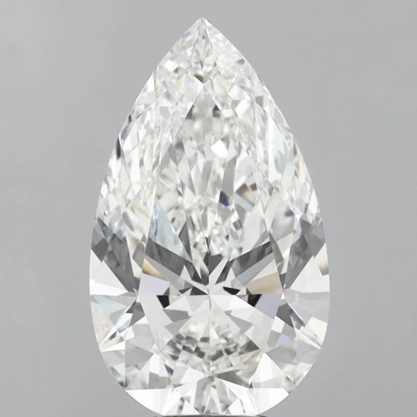 6.10ct Pear Lab Grown Diamond (Colour F, Clarity VVS2, IGI Certified)