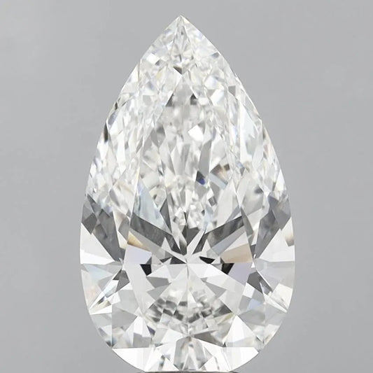 6.10ct Pear Lab Grown Diamond (Colour F, Clarity VVS2, IGI Certified)