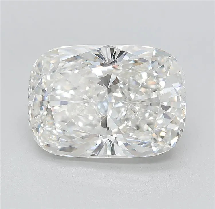 6.11ct Cushion modified Lab Grown Diamond (Colour F, Clarity VVS2, Cut EX, IGI Certified)