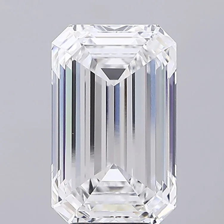 6.11ct Emerald Lab Grown Diamond (Colour E, Clarity VVS1, IGI Certified)