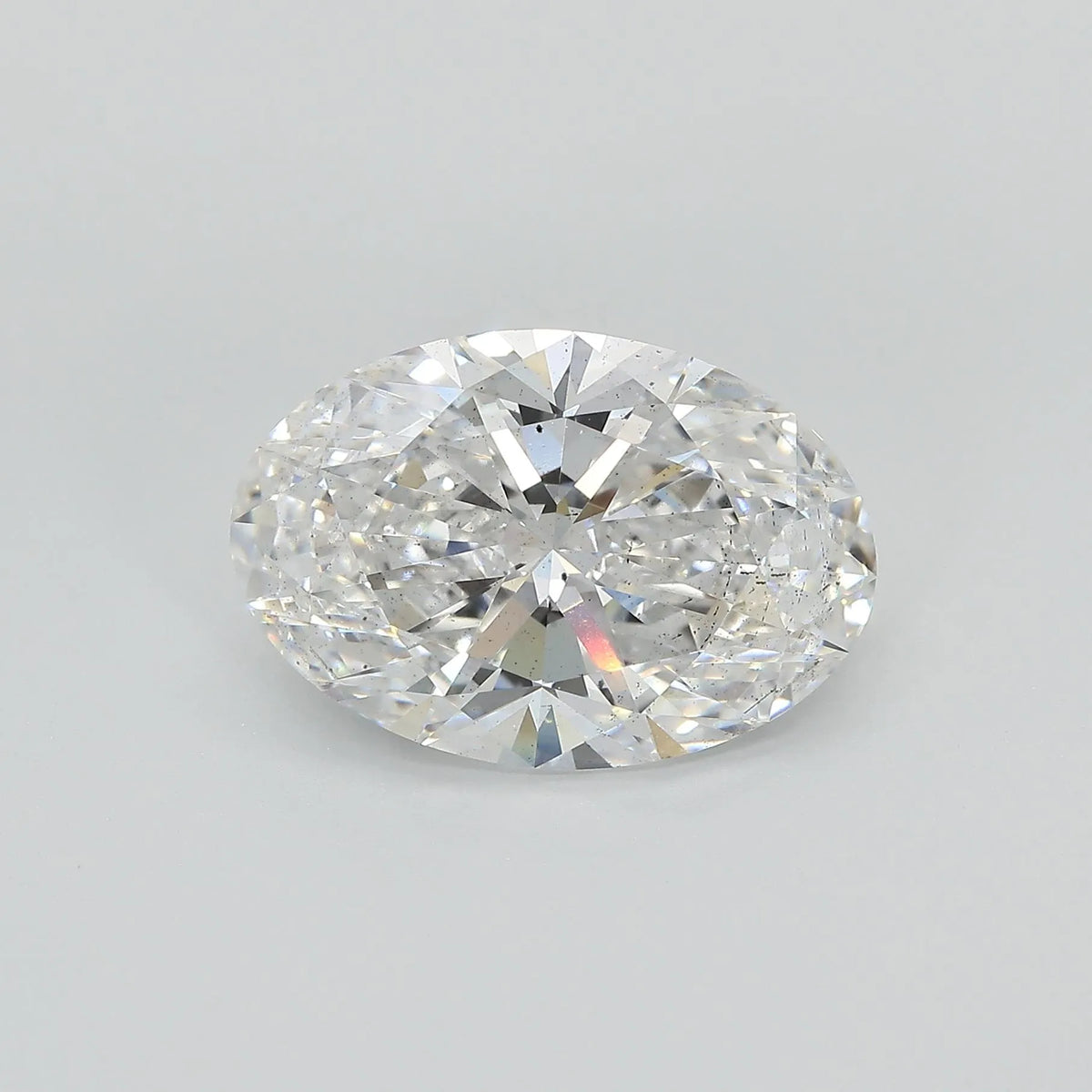 6.33ct Oval Lab Grown Diamond (Colour E, Clarity SI1, IGI Certified)