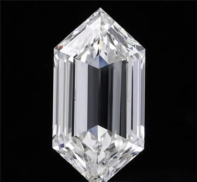 6.57ct Hexagonal Lab Grown Diamond (Colour G, Clarity VVS2, IGI Certified)