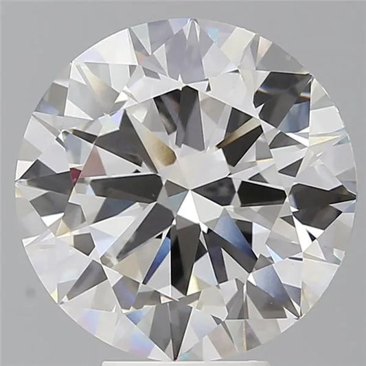 6.57ct Round Lab Grown Diamond (Colour F, Clarity VVS2, Cut EX, IGI Certified)
