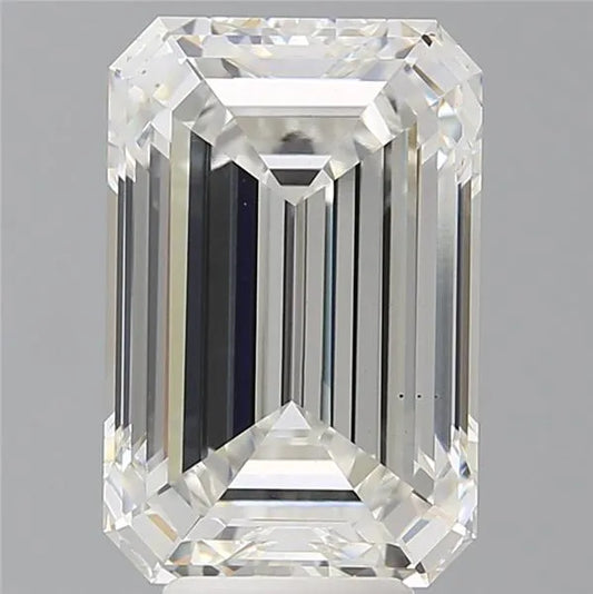 6.59ct Emerald Lab Grown Diamond (Colour G, Clarity VS1, IGI Certified)