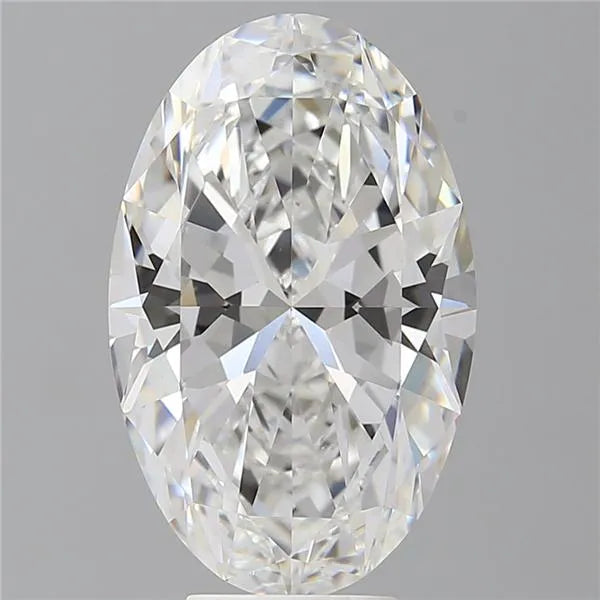 6.59ct Oval Lab Grown Diamond (Colour E, Clarity VVS2, IGI Certified)