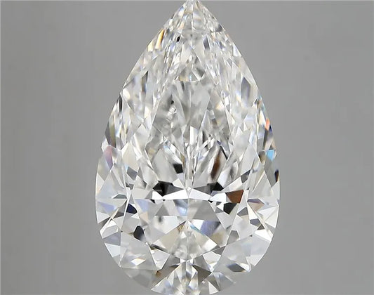 6.61ct Pear Lab Grown Diamond (Colour E, Clarity VVS2, IGI Certified)
