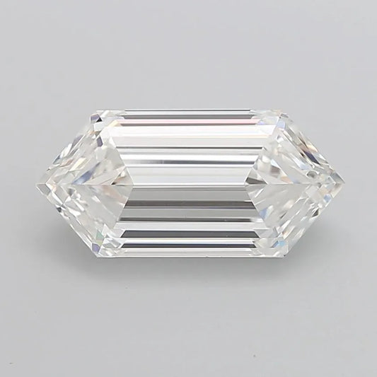 6.72ct Hexagonal Lab Grown Diamond (Colour E, Clarity VS1, IGI Certified)