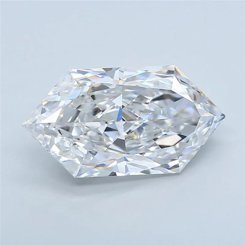 6.74ct Hexagonal Lab Grown Diamond (Colour E, Clarity VS1, IGI Certified)