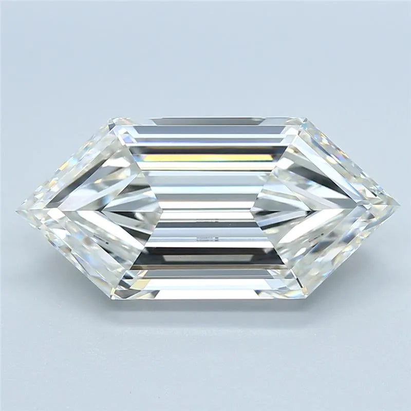 6.82ct Hexagonal Lab Grown Diamond (Colour G, Clarity VVS2, IGI Certified)