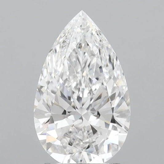 2.51ct Pear Lab Grown Diamond (Colour E, Clarity VVS2, IGI Certified)