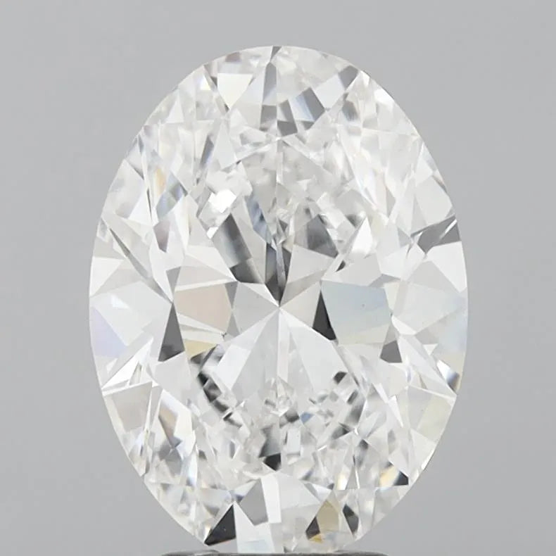 4.01ct Oval Lab Grown Diamond (Colour D, Clarity VVS2, IGI Certified)