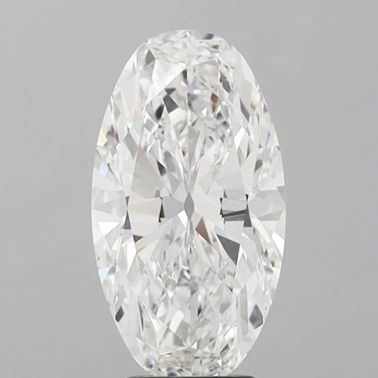 4.01ct Oval Lab Grown Diamond (Colour E, Clarity VVS2, IGI Certified)