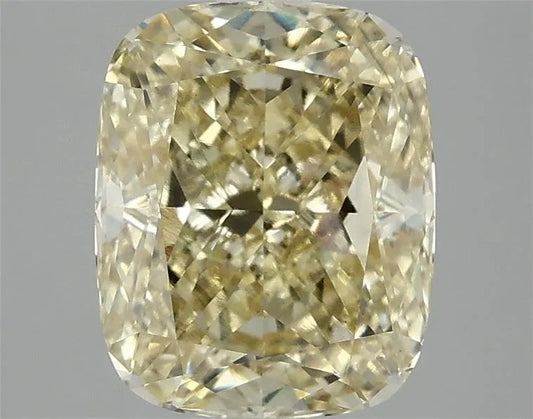 3.10ct Cushion modified Lab Grown Diamond (Colour Fancy Intense Yellow, Clarity VS1, IGI Certified)