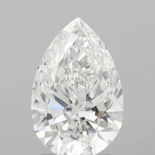 2.50ct Pear Lab Grown Diamond (Colour E, Clarity VVS2, IGI Certified)