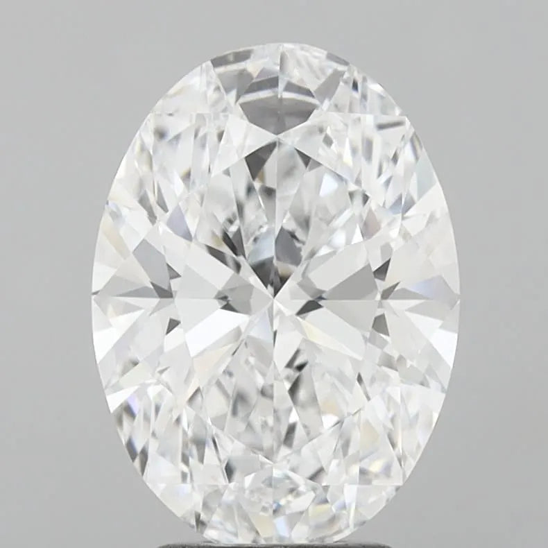 3.34ct Oval Lab Grown Diamond (Colour D, Clarity VVS1, IGI Certified)