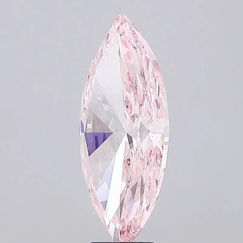 7.01ct Marquise Lab Grown Diamond (Colour Fancy Vivid Pink, Clarity VS1, IGI Certified)