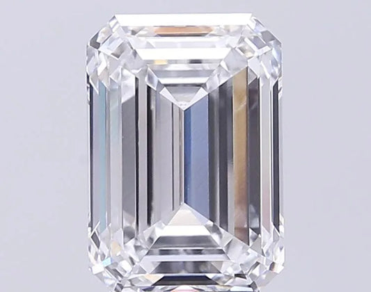 7.04ct Emerald Lab Grown Diamond (Colour E, Clarity VVS2, IGI Certified)