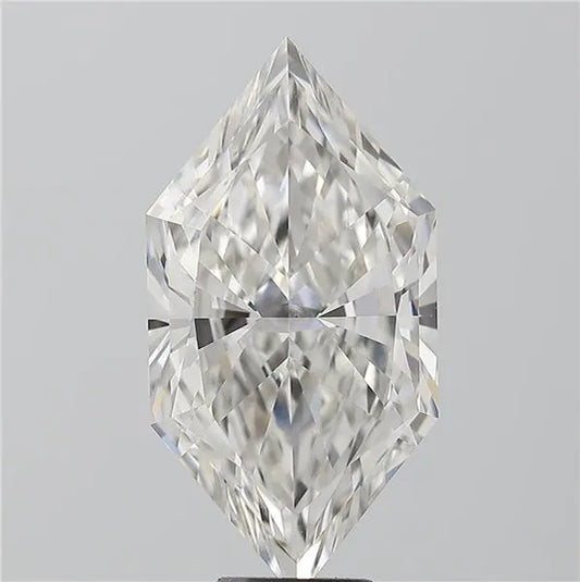 7.07ct Hexagonal Lab Grown Diamond (Colour F, Clarity VVS2, IGI Certified)