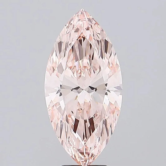 7.07ct Marquise Lab Grown Diamond (Colour Fancy Intense Pink, Clarity VVS2, IGI Certified)