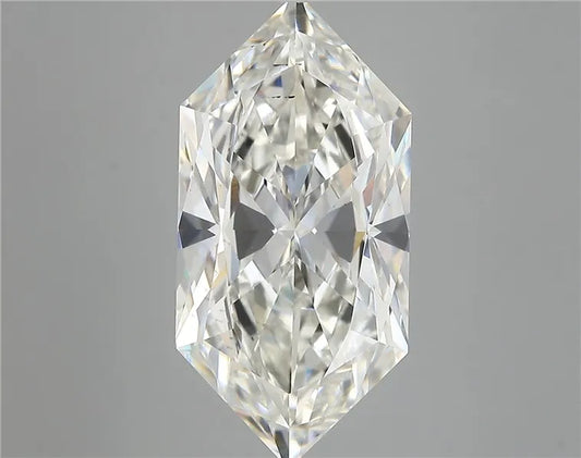 7.08ct Hexagonal Lab Grown Diamond (Colour G, Clarity VS2, IGI Certified)