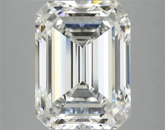 7.12ct Emerald Lab Grown Diamond (Colour F, Clarity VVS2, IGI Certified)