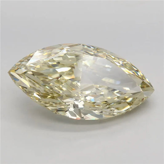 7.12ct Marquise Lab Grown Diamond (Colour Fancy Yellow, Clarity VS1, IGI Certified)