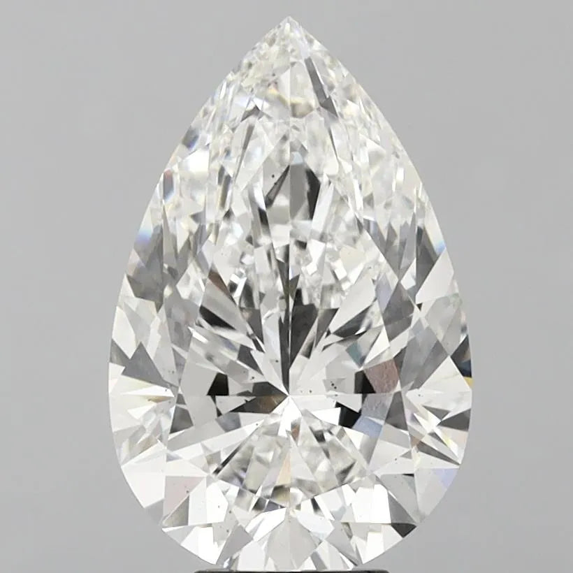 7.22ct Pear Lab Grown Diamond (Colour F, Clarity SI1, IGI Certified)