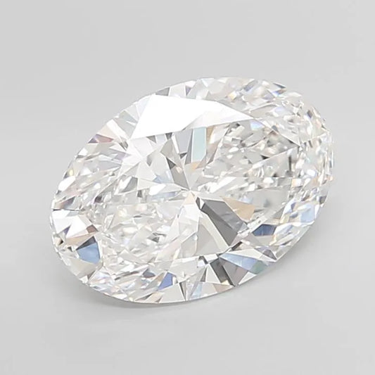 7.26ct Oval Lab Grown Diamond (Colour E, Clarity VVS2, IGI Certified)