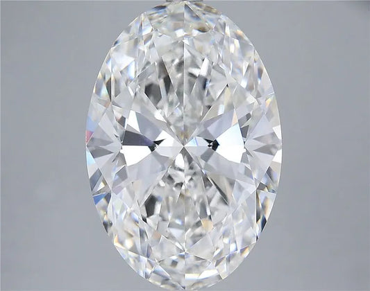 7.33ct Oval Lab Grown Diamond (Colour F, Clarity VVS2, IGI Certified)