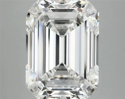 7.48ct Emerald Lab Grown Diamond (Colour F, Clarity VVS2, IGI Certified)