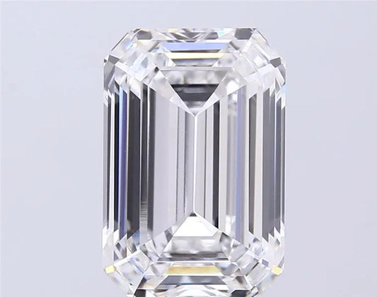 7.50ct Emerald Lab Grown Diamond (Colour E, Clarity VVS1, IGI Certified)