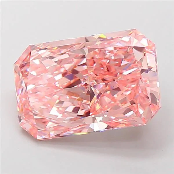 7.50ct Radiant Lab Grown Diamond (Colour Fancy Vivid Pink, Clarity VS1, IGI Certified)